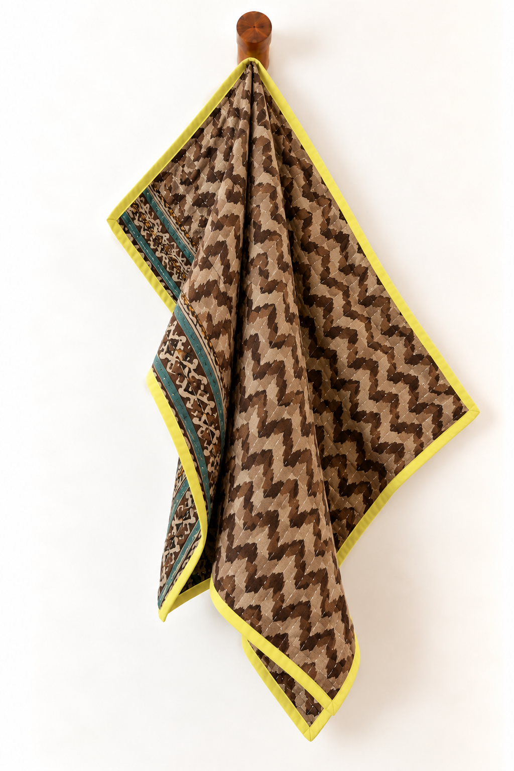 Reversible Kantha Dishtowel