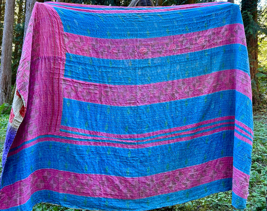 All Good Things Kantha Quilt
