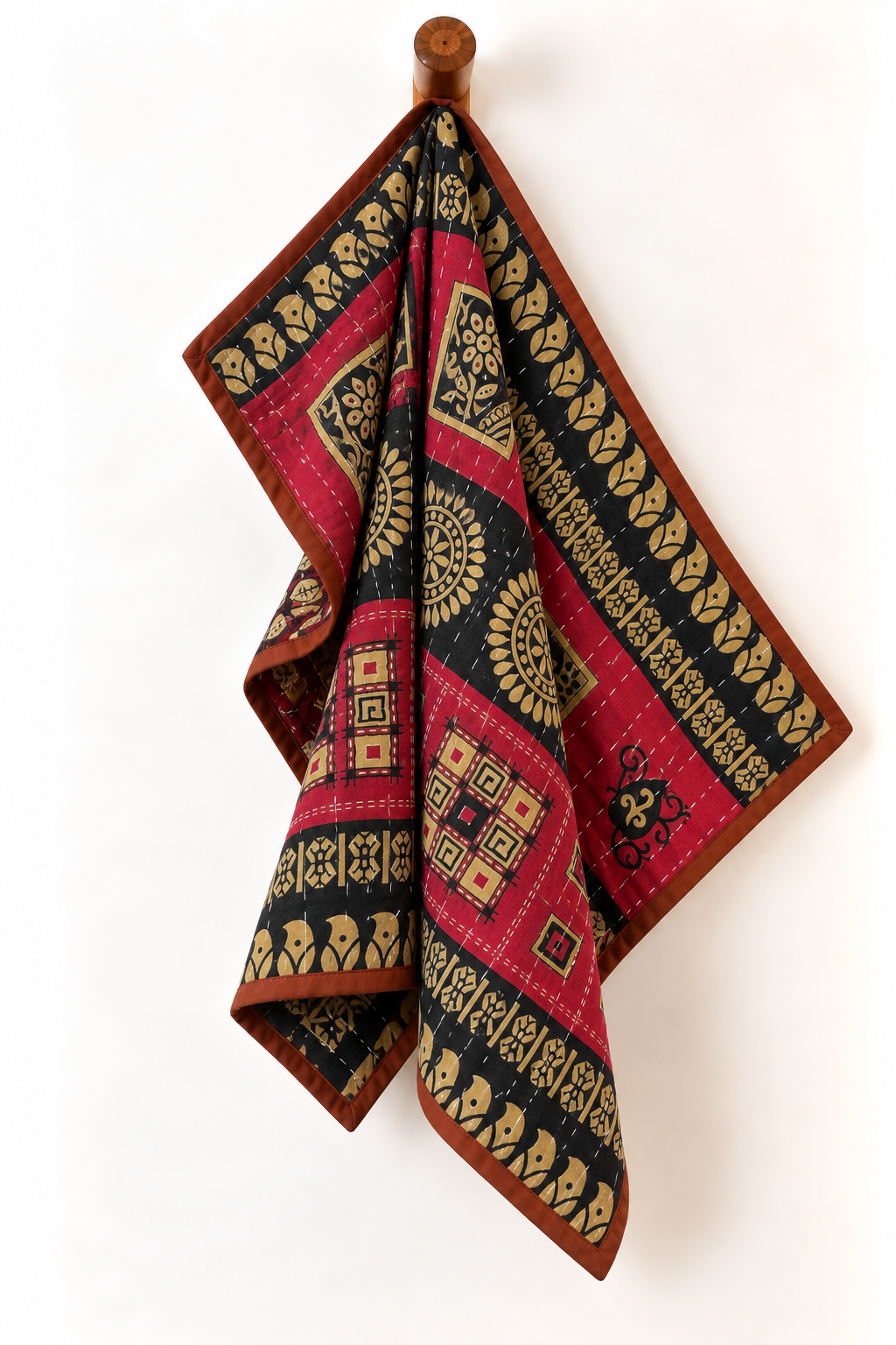 Reversible Kantha Dishtowel