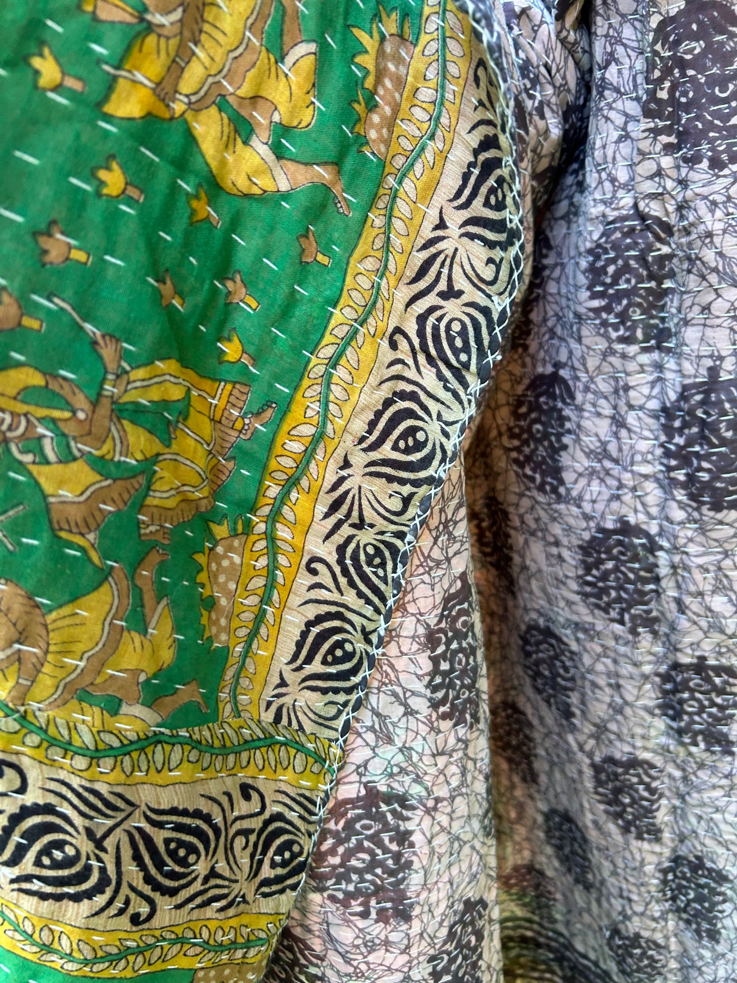 I Feel Like Dancing Kantha Quilt