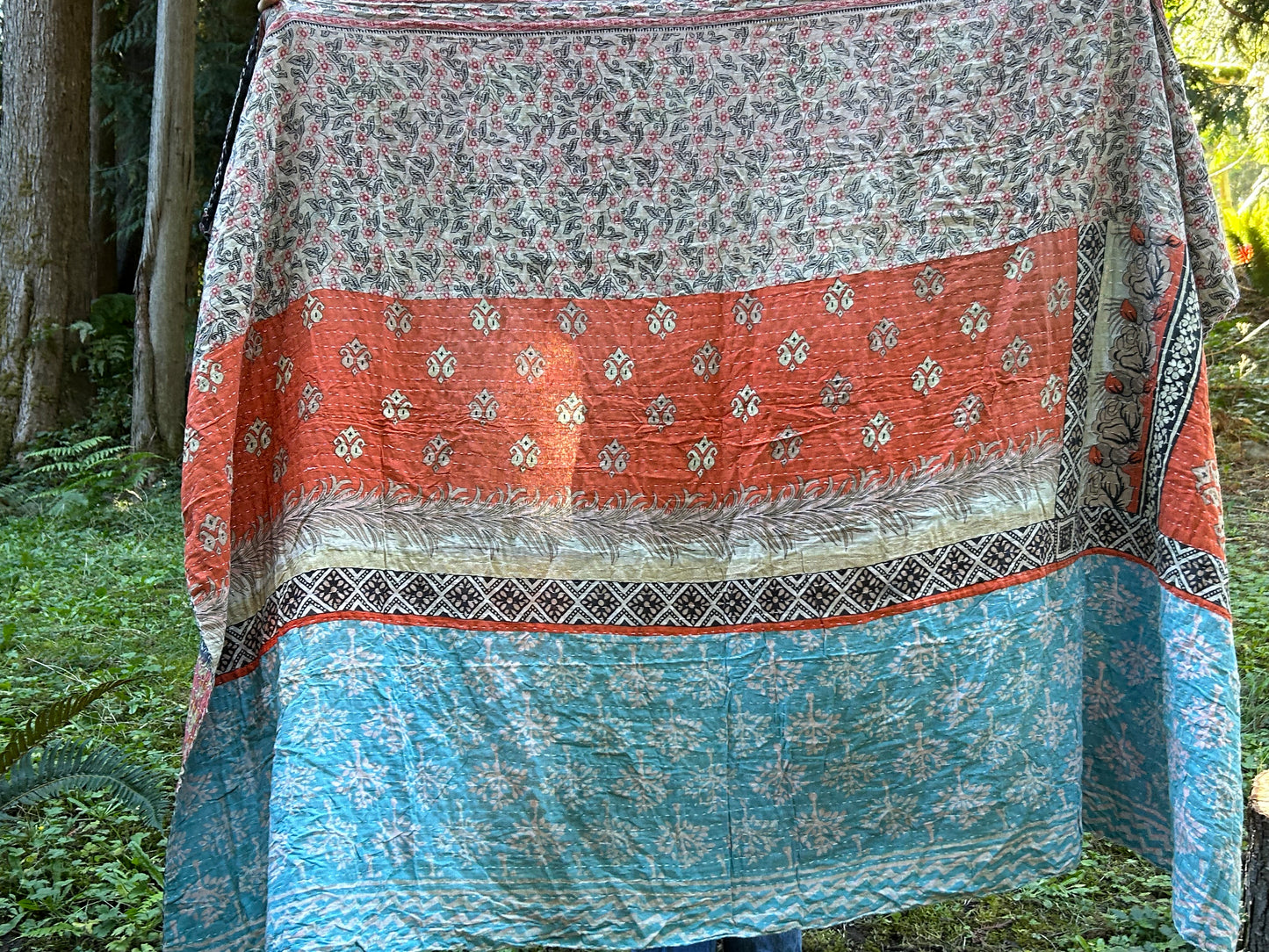 Two Good Sides Kantha Quilt