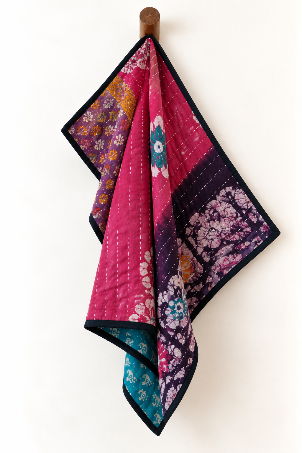 Reversible Kantha Dishtowel