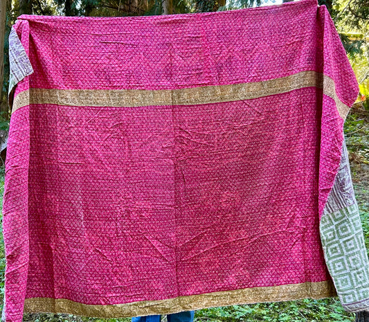 A Fab Combo Kantha Quilt