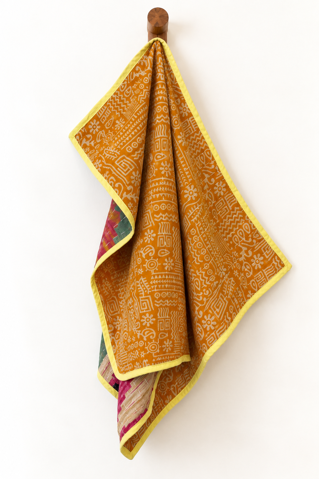 Reversible Kantha Dishtowel