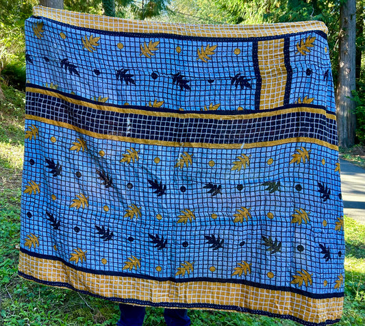 Very Fall Ya’ll Kantha Quilt