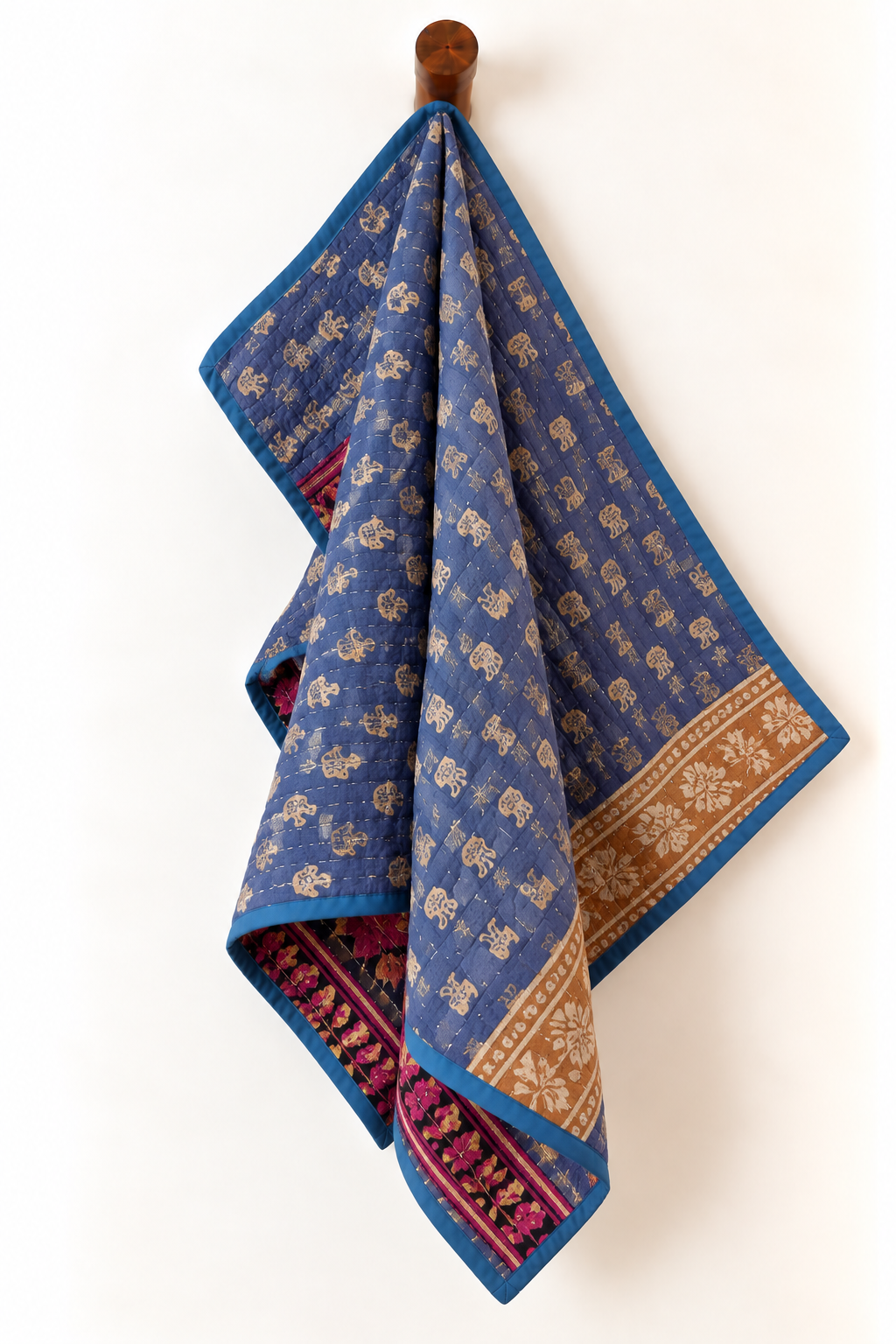 Reversible Kantha Dishtowel