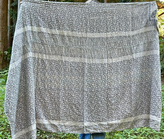Two Faced Kantha Quilt