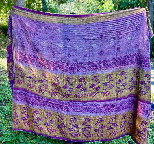 Very Fall Ya’ll Kantha Quilt