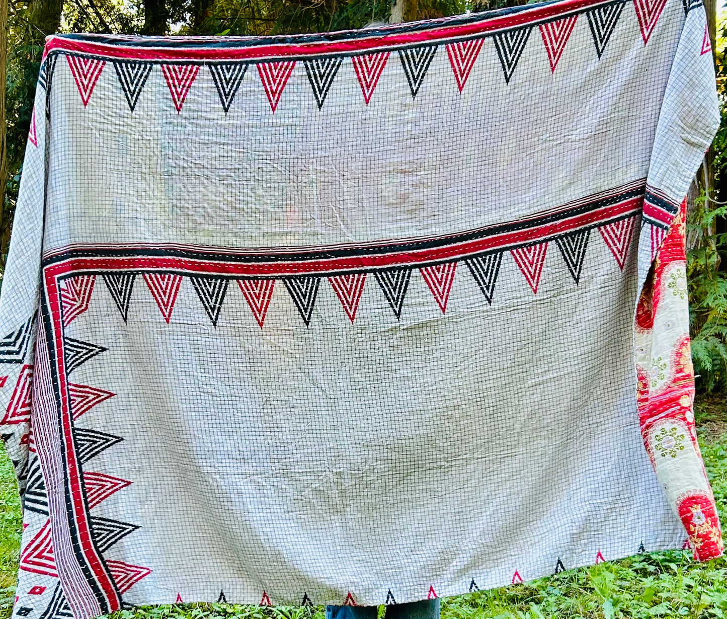 On The Lighter Side Kantha Quilt