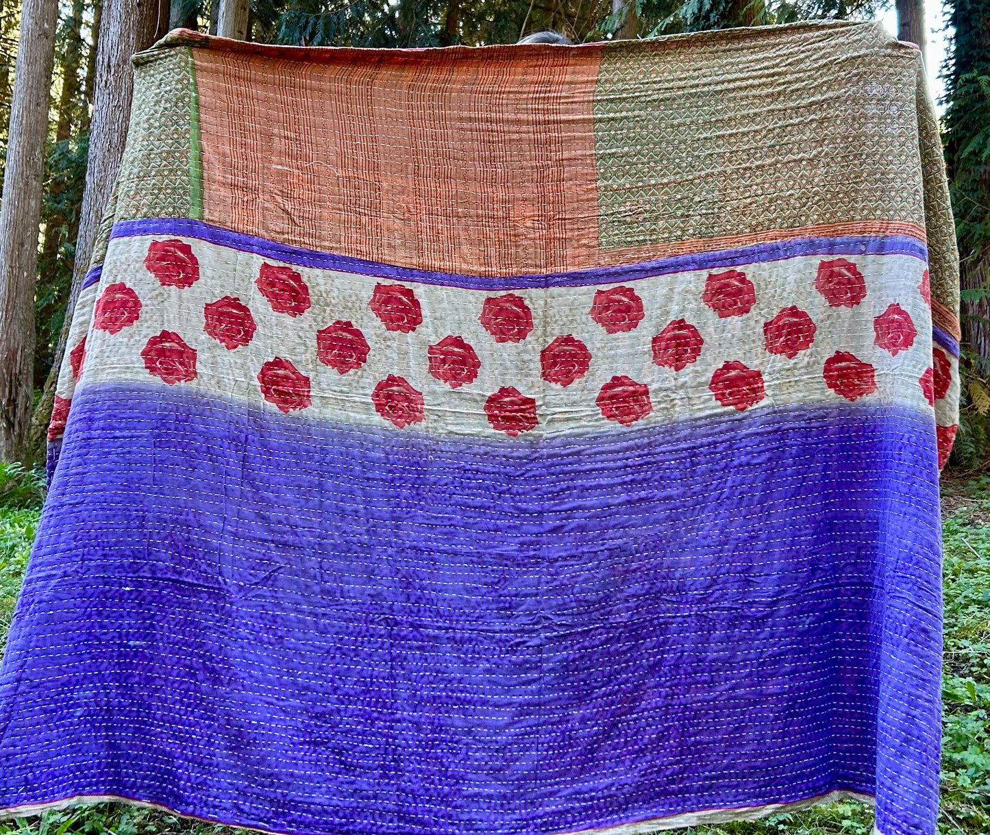 All Good Things Kantha Quilt
