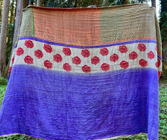 All Good Things Kantha Quilt
