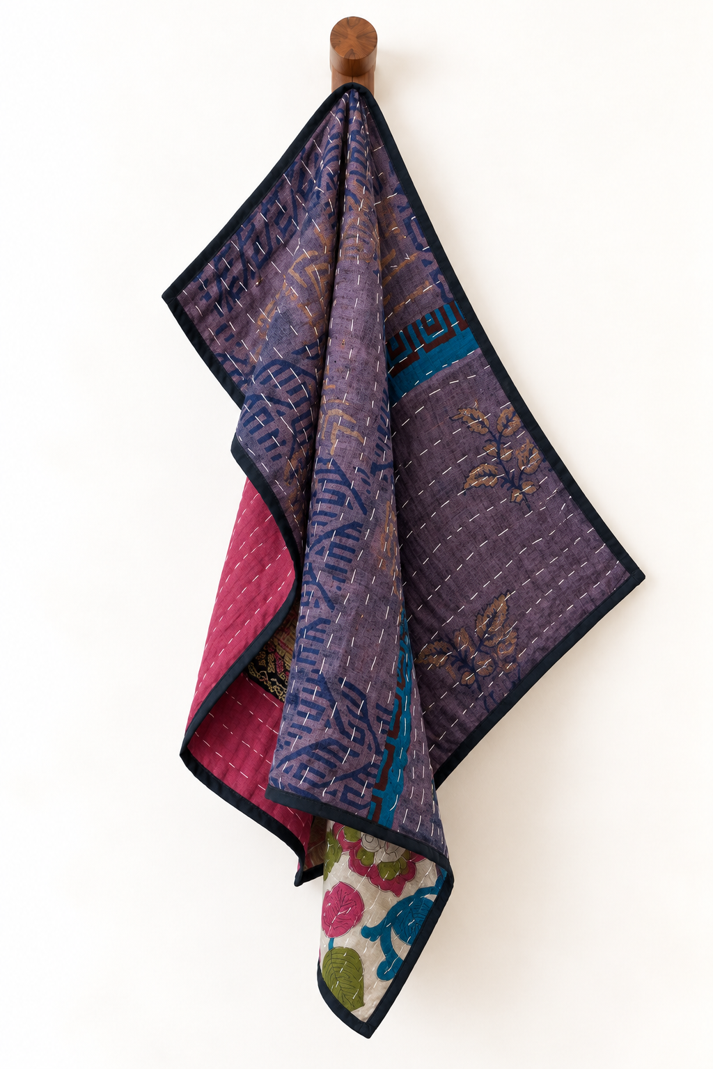 Reversible Kantha Dishtowel