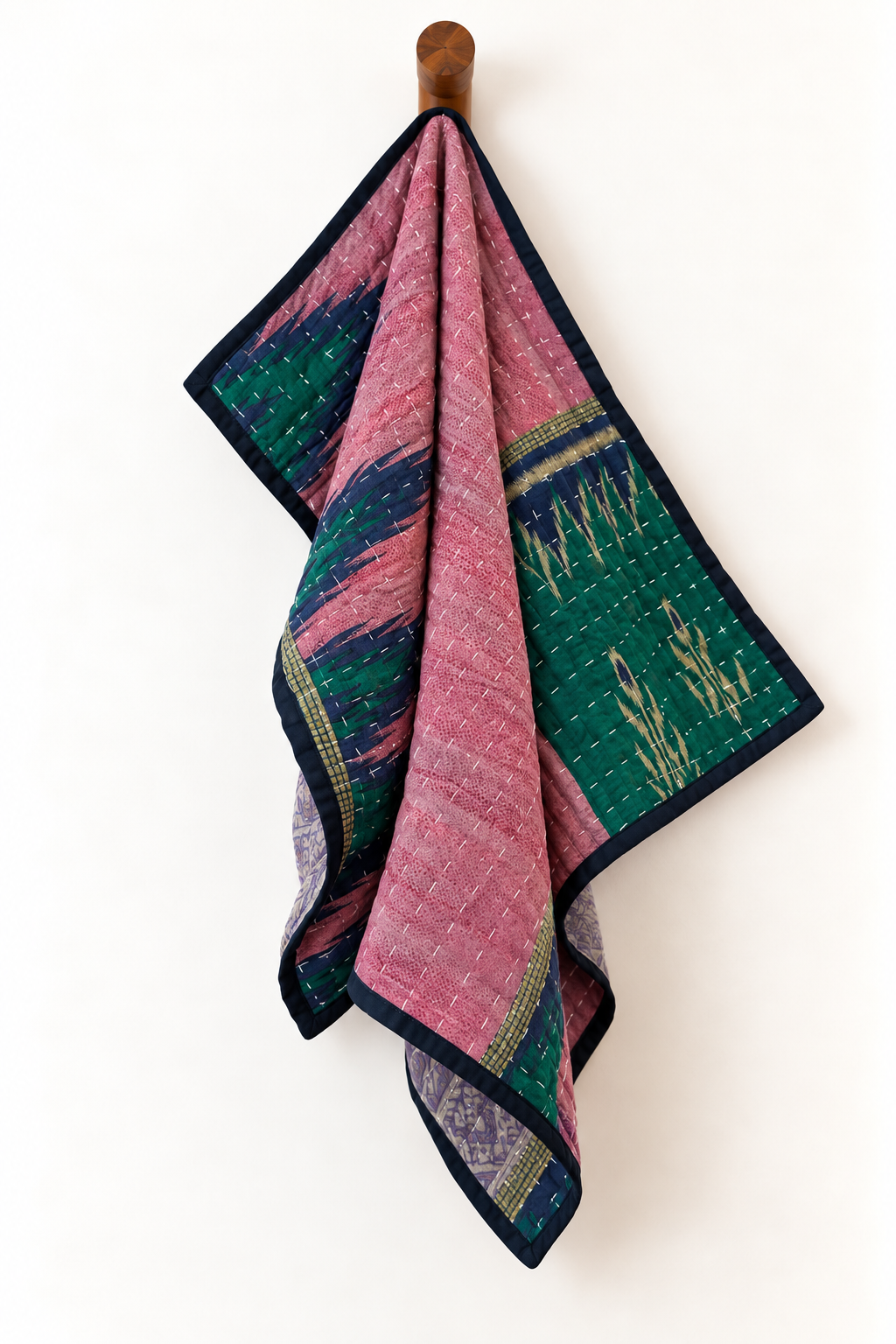 Reversible Kantha Dishtowel