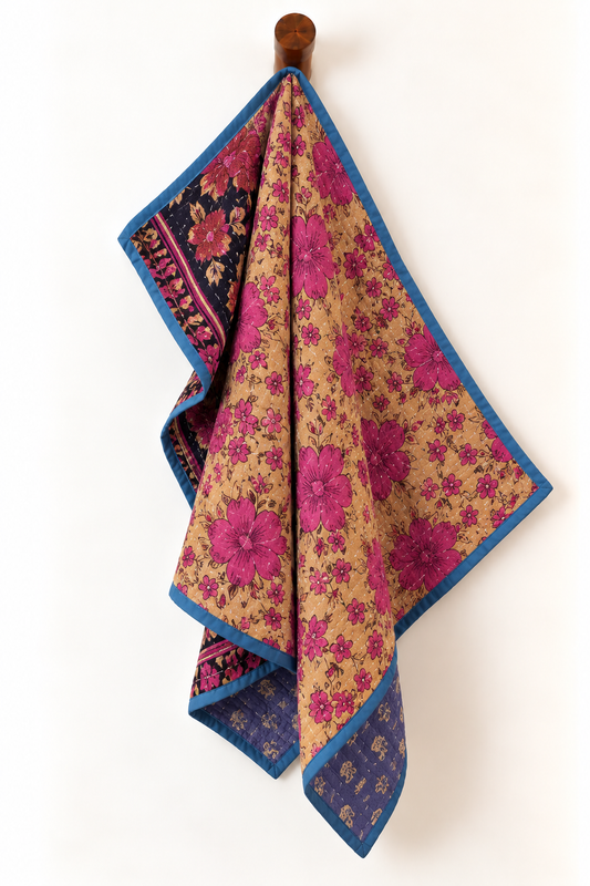 Reversible Kantha Dishtowel