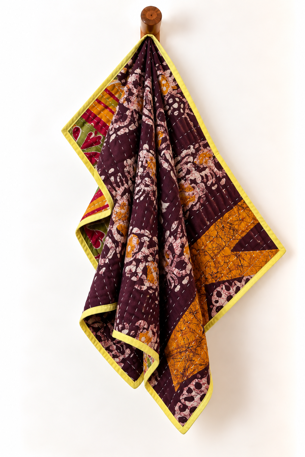 Reversible Kantha Dishtowel