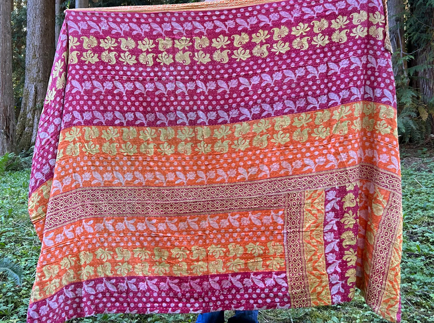 Definitely Not Mid Kantha Quilt