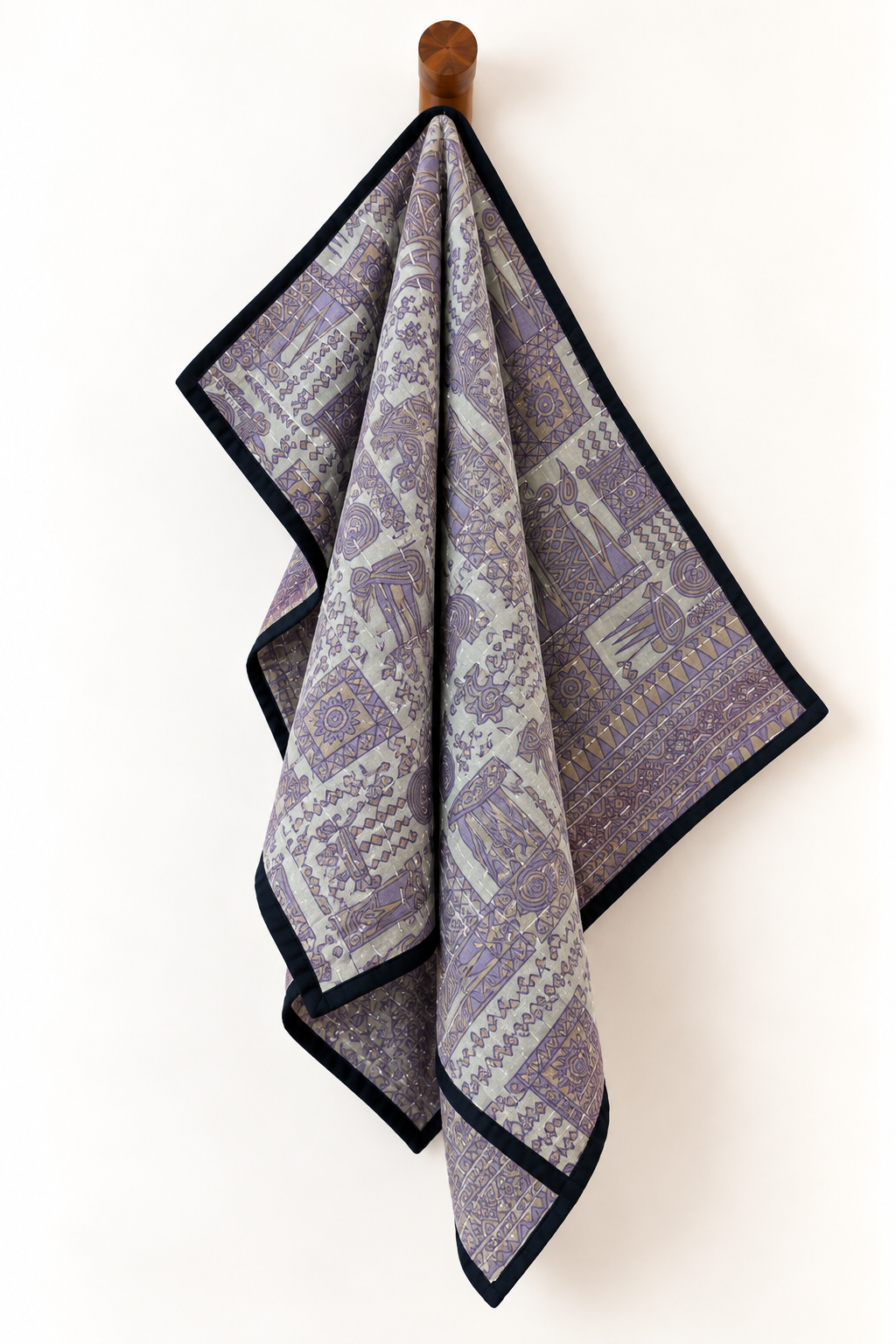 Reversible Kantha Dishtowel