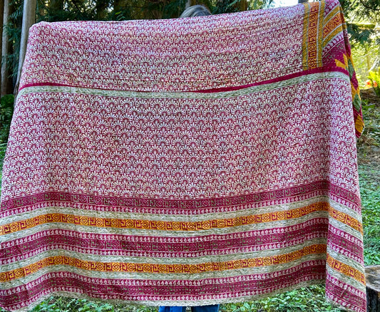 The Quintessential Kantha Quilt